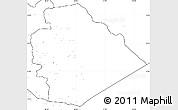 Blank Simple Map of As Suwayda, no labels