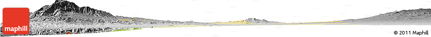 Physical Horizon Map of Dara, desaturated
