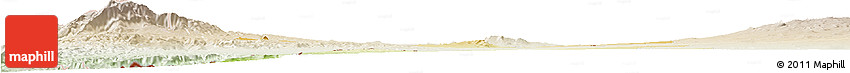 Physical Horizon Map of Dara, lighten