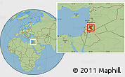 Savanna Style Location Map of Dara