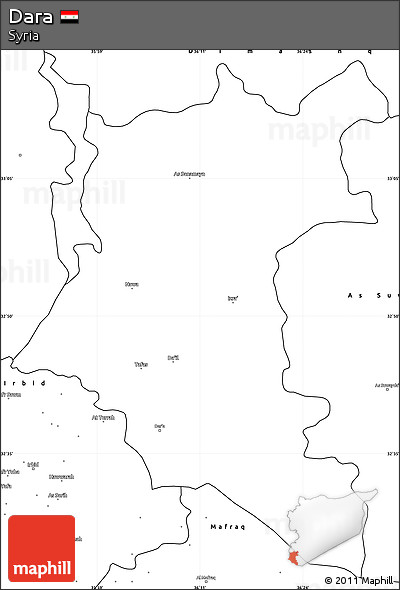 Blank Simple Map of Dara