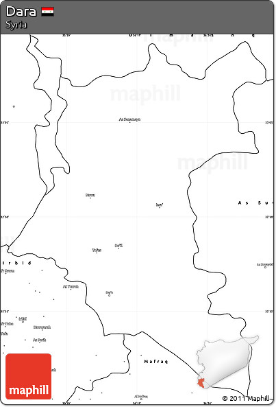 Blank Simple Map of Dara