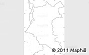 Blank Simple Map of Dara, no labels