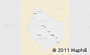 Classic Style 3D Map of Dayr Az Zawr, single color outside