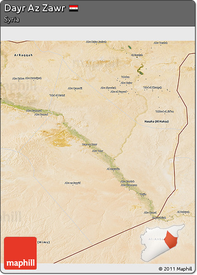 Satellite 3D Map of Dayr Az Zawr