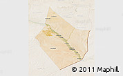 Satellite 3D Map of Dayr Az Zawr, lighten