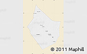 Classic Style Map of Dayr Az Zawr, single color outside