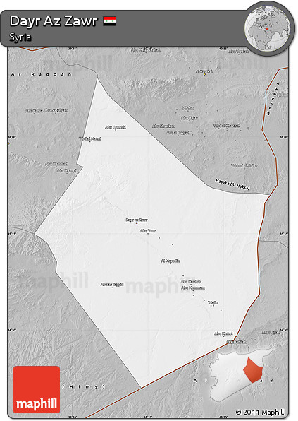 Gray Map of Dayr Az Zawr
