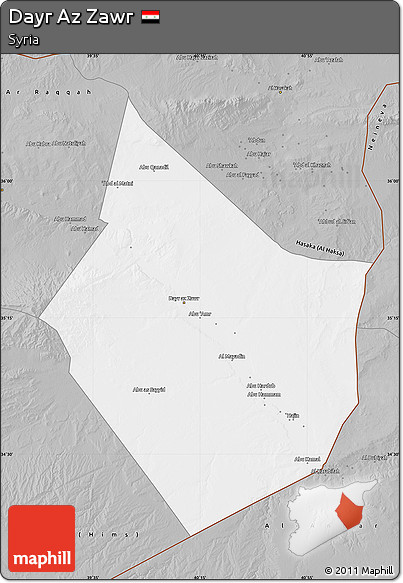 Gray Map of Dayr Az Zawr