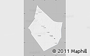 Gray Map of Dayr Az Zawr, single color outside