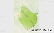 Physical Map of Dayr Az Zawr, lighten