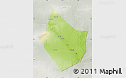 Physical Map of Dayr Az Zawr, lighten, semi-desaturated