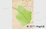 Physical Map of Dayr Az Zawr, satellite outside