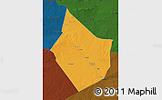 Political Map of Dayr Az Zawr, darken