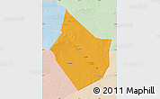 Political Map of Dayr Az Zawr, lighten