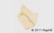 Satellite Map of Dayr Az Zawr, cropped outside