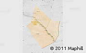 Satellite Map of Dayr Az Zawr, lighten, desaturated