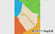 Satellite Map of Dayr Az Zawr, political outside