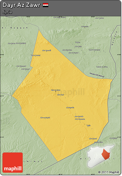 Savanna Style Map of Dayr Az Zawr