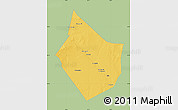 Savanna Style Map of Dayr Az Zawr, single color outside