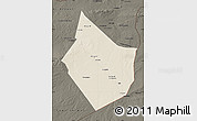 Shaded Relief Map of Dayr Az Zawr, darken