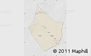 Shaded Relief Map of Dayr Az Zawr, lighten, desaturated