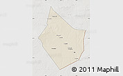 Shaded Relief Map of Dayr Az Zawr, lighten, semi-desaturated