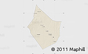 Shaded Relief Map of Dayr Az Zawr, single color outside