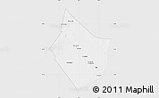 Silver Style Map of Dayr Az Zawr, single color outside