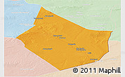 Political Panoramic Map of Dayr Az Zawr, lighten
