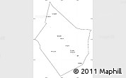 Blank Simple Map of Dayr Az Zawr, cropped outside