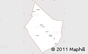 Classic Style Simple Map of Dayr Az Zawr, cropped outside