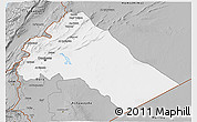 Gray 3D Map of Dimashq