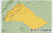 Savanna Style 3D Map of Dimashq