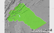 Political Map of Dimashq, desaturated