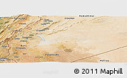 Satellite Panoramic Map of Dimashq