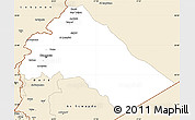 Classic Style Simple Map of Dimashq