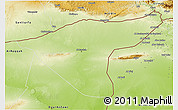 Physical 3D Map of Hasaka (Al Haksa)