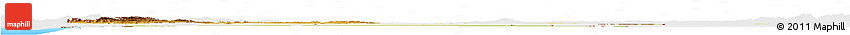 Physical Horizon Map of Syria, single color outside, bathymetry sea