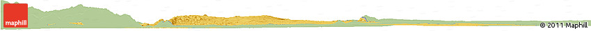 Savanna Style Horizon Map of Idlib, single color outside