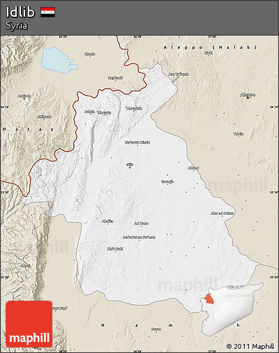 Classic Style Map of Idlib