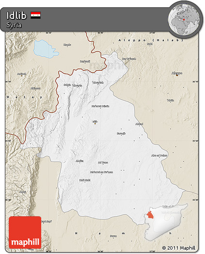 Classic Style Map of Idlib