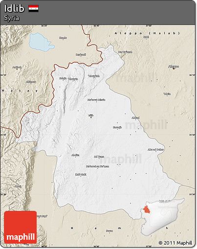 Classic Style Map of Idlib