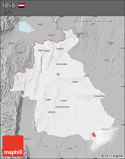 Gray Map of Idlib