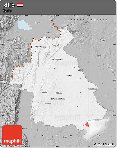 Gray Map of Idlib