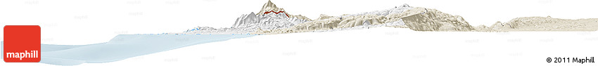 Classic Style Horizon Map of Lattakia (Al Ladhiqiyah