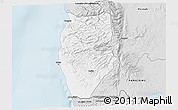 Silver Style 3D Map of Tartus
