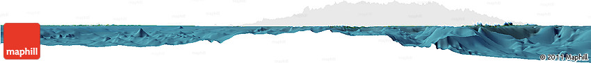 Satellite Horizon Map of Taiwan, single color outside Satellite Horizon Map of Taiwan, single color outside