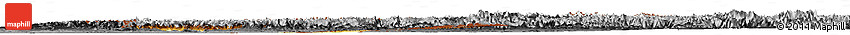Physical Horizon Map of Tajikistan, darken, desaturated
