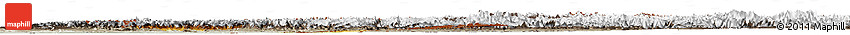 Physical Horizon Map of Tajikistan, semi-desaturated
